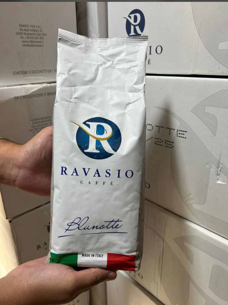 قهوه راوازیو بلونوته 100% روبوستا