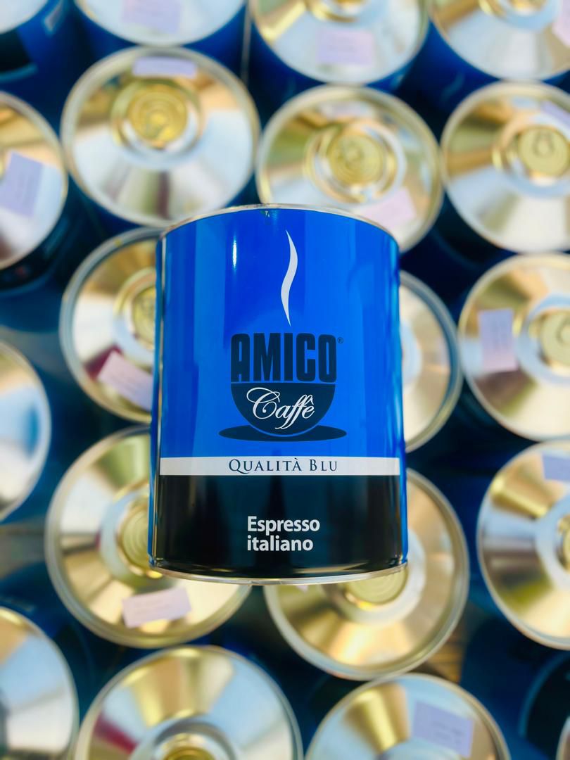 دان قهوه ی آمیکو آبی سیلندر